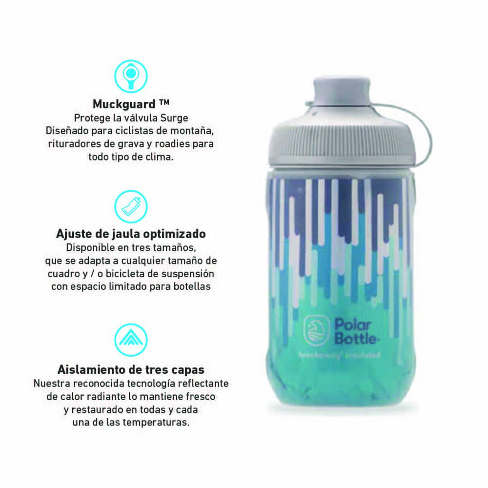 Botella De Agua Térmica Para Ciclismo 350ml Polar Bottle image number 1.0